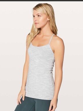Light Gray Strappy Women's Tank Top